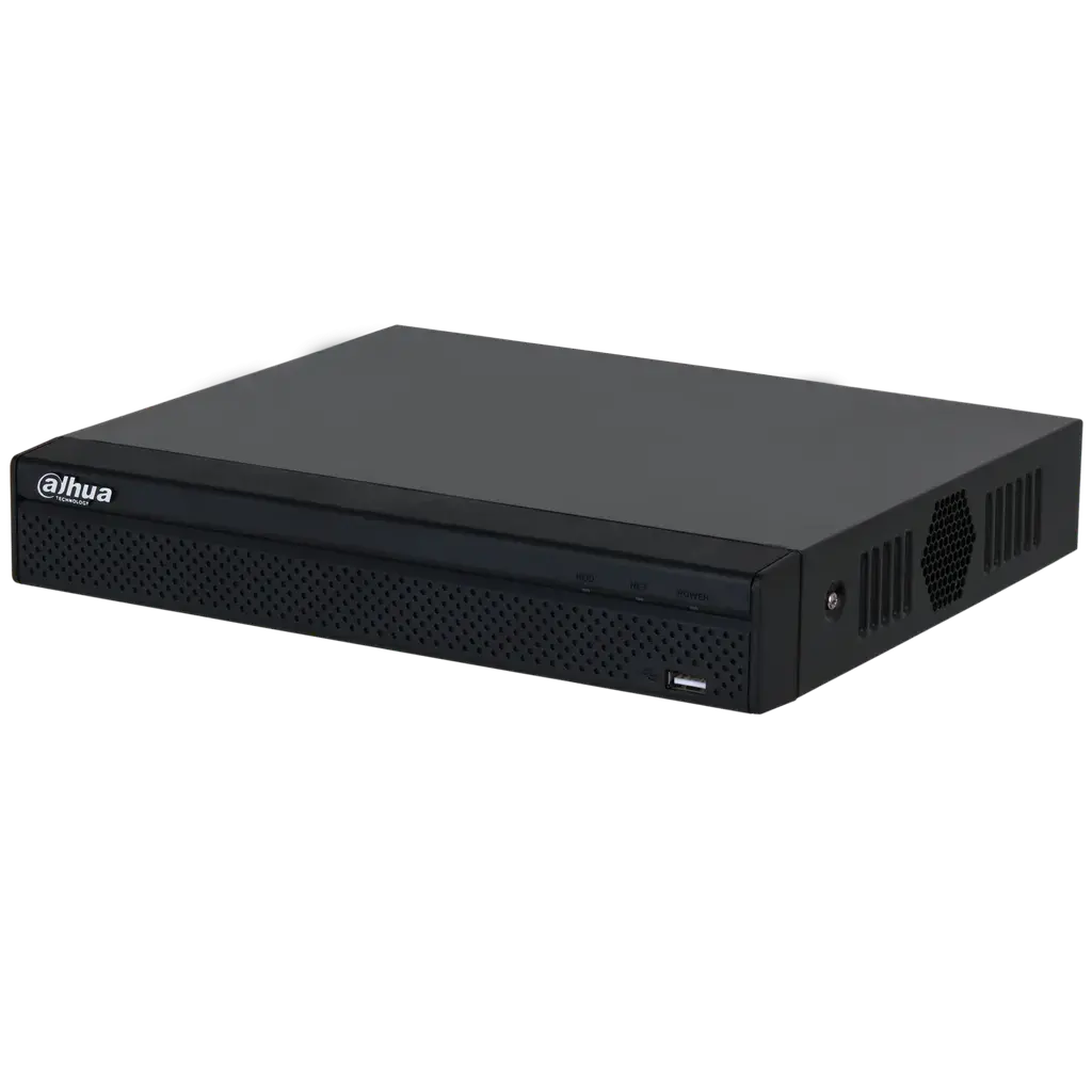 DHI-NVR2108HS-4KS3. NVR Dahua 8 canales soporta 1 HDD hasta 20TB SMD Plus IVS (by cámara)