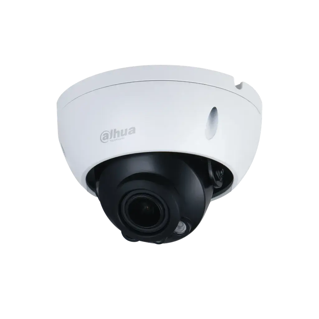 DH-IPC-HDBW1230RP-ZS-2812-S5-QH. Cámara IP dahua 2MP tipo mini domo lente vari focal de 2.8 a 12mm IR de 40m  protección IP67 IK10
