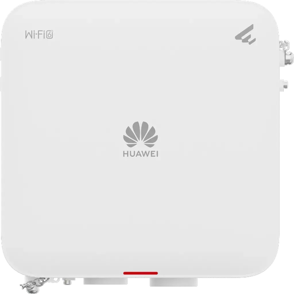 AP761. AP de exterior Huawei eKit Wifi 6 con velocidad de 1.775 Gbps cuenta con doble banda recomendado para 120 usuarios concurrentes cuenta con 1 puertos 1 Gbps y 1 SFP alcance optimo de 120m 