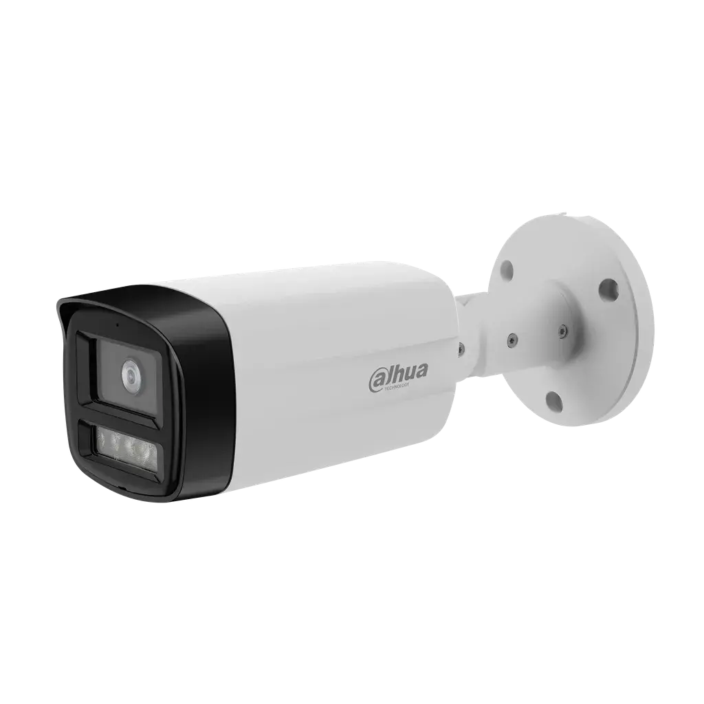 DH-HAC-HFW1239TMN-IL-A-0280B-S3.Cámara HDCVI bullet 2MP full color con Iluminación Dual Inteligente hasta 40m protección IP67