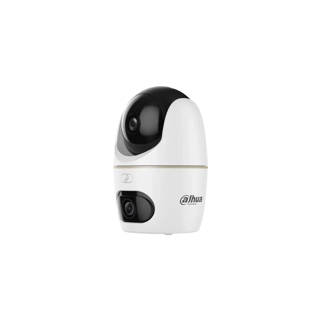 DH-IPC-H3DP-3F-0360B. Cámara Wifi Dahua doble lente de interior lente fijo de 3MP y lente PT de 3MP lentes de 3.6mm fijos 