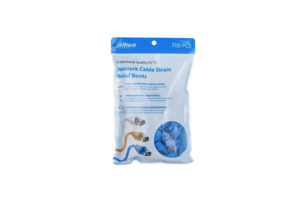 DH-PFM976C-6-blue. Bolsa 100 Capuchones para conectores RJ-45 Color Azul