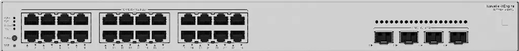 S220S-24P4J. Switch Huawei eKit 24 puertos PoE+ 10/100/1000Base-T 4 Puertos 2.5GE SFP capacidad de conmutación de 68 Gbit/s capacidad de reenvió de paquetes de 51 Mpps