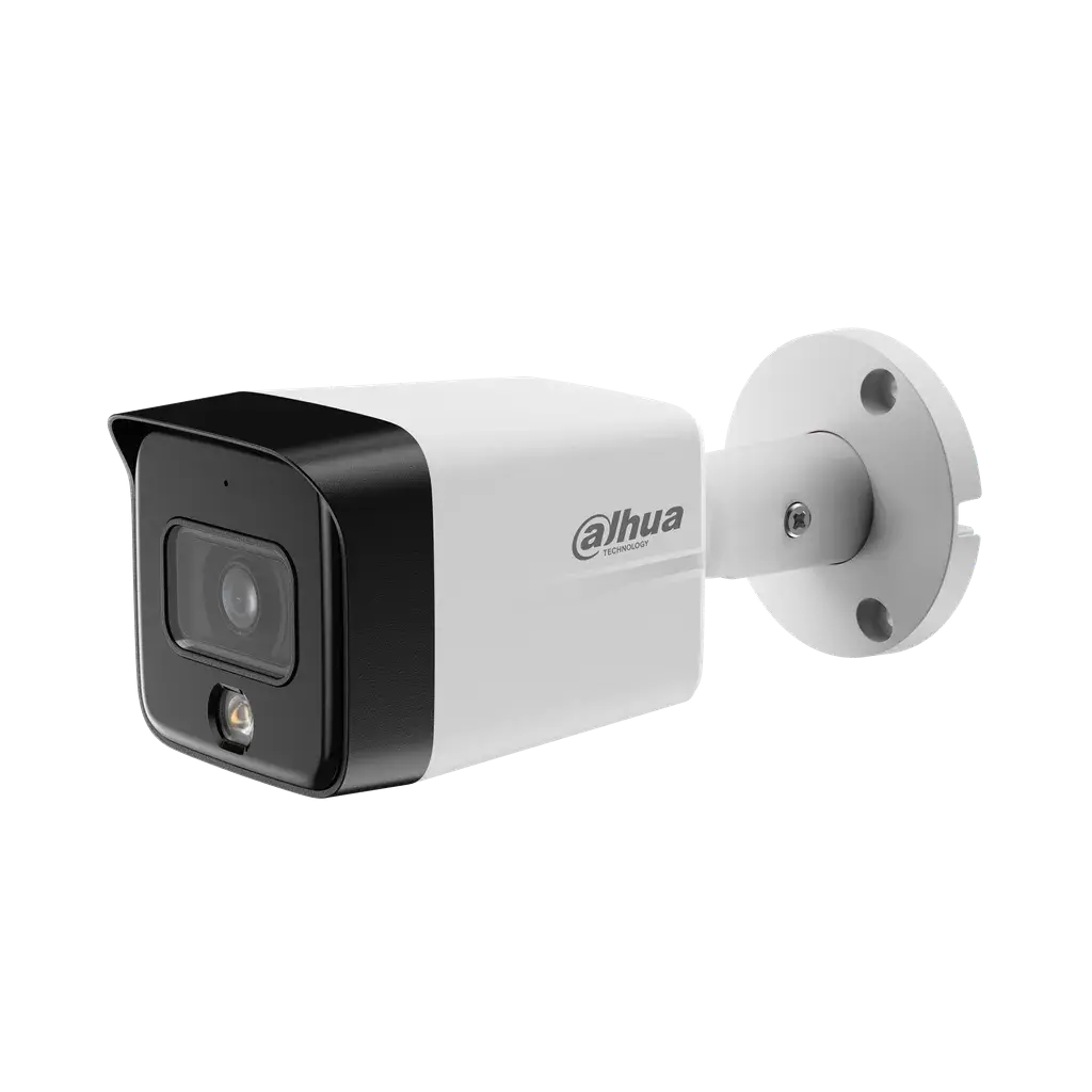 DH-IPC-HFW1639TCP-A-IL-0280B-S6. Cámara IP Dahua tipo bullet lente fijo de 2.8mm iluminación inteligente dual de hasta 30m soporta detección de humanos protección IP67