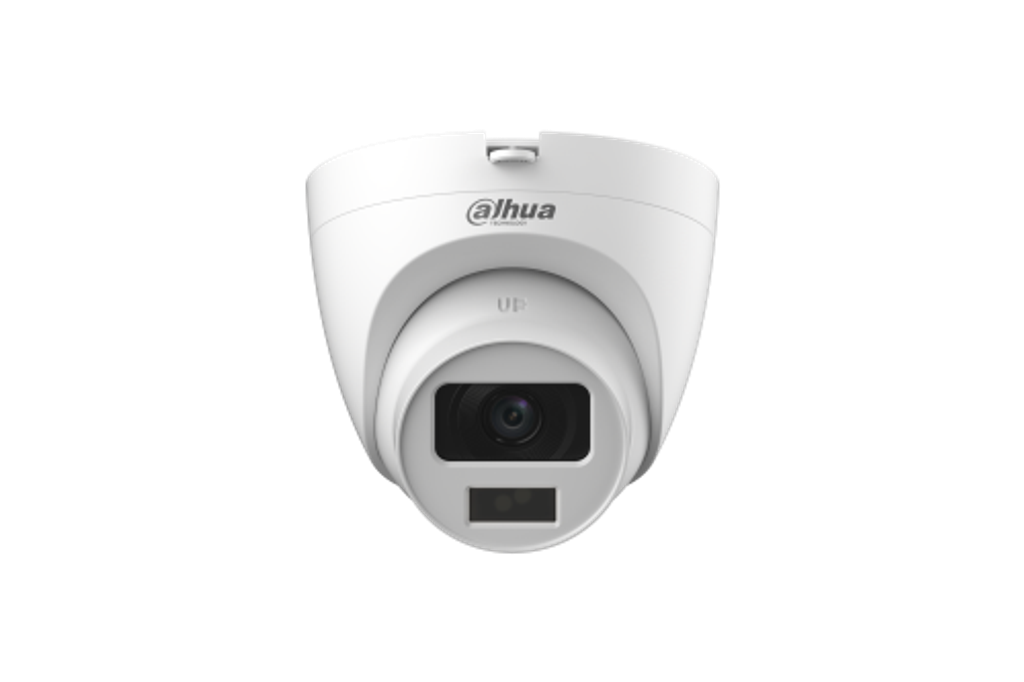 DH-HAC-HDW1209CLQN-LED-0280B-S3. Cámara HDCVI Dahua tipo eyeball full color 2MP lente fijo 2.8mm IP6