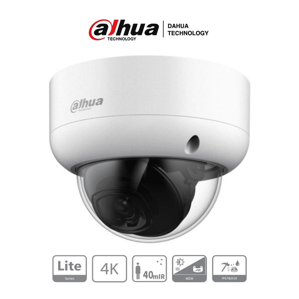 DH-HAC-HDBW1801EAN-0280B-S2. Mini Domo Dahua HDCVI 4K/8MP. Antivandálico IK10. LF 2.8mm. IP67. IR 40 Mts. 