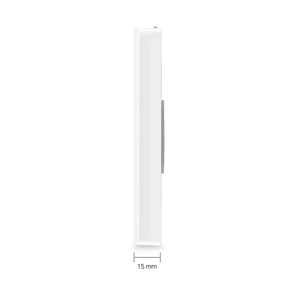 EAP235-WALL. Access Point de pared Gigabit MU-MIMO Omada AC1200 posee 4 puertos ethernet con velocidad 1Gbps.