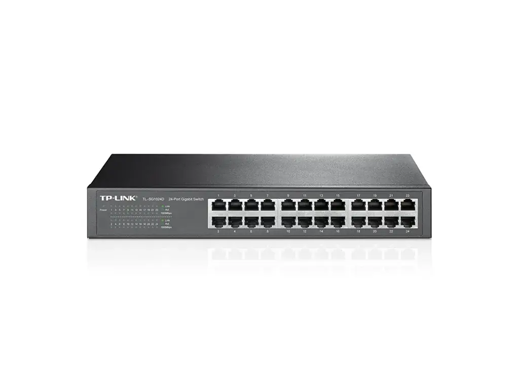 TL-SG1024D. Switch Gigabit 24 puertos montaje en escritorio / rack 10/100/1000