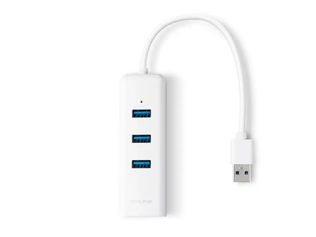 UE330. Adaptador USB 2 en 1 con Hub de 3 Puertos USB 3.0 y Adaptador Ethernet Gigabit