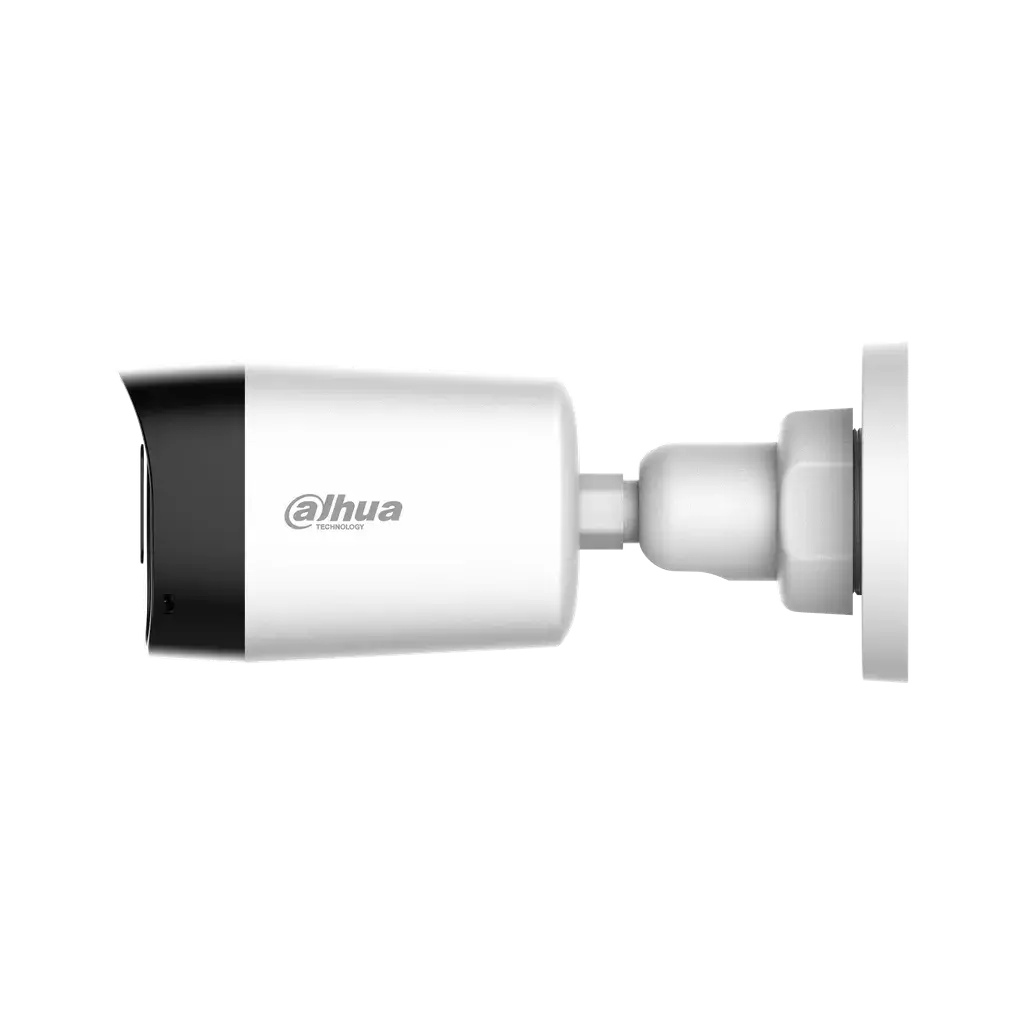 DH-HAC-HFW1500RLN-IL-A-0280B-S3-DIP. Cámara HDCVI Dahua tipo Bullet de 5MP doble iluminación con lente fijo de 2.8mm iluminación máxima de 50m proyección IP67