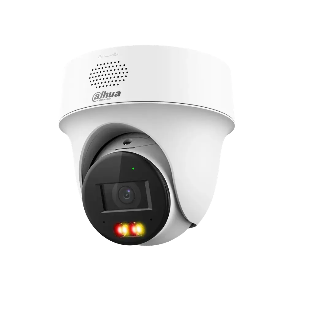 DH-IPC-PT1239HP-PV-0280B. Cámara IP Dahua tipo PT de 2MP doblé iluminación de hasta 30 metros con disuasión activa audio bidireccional 