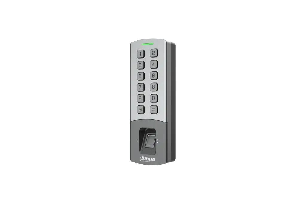 DHI-ASI1212M-W. Control Acceso Standalone Dahua Tarjeta Mifare Password Huella Red & Wifi 12v IP65 IK08