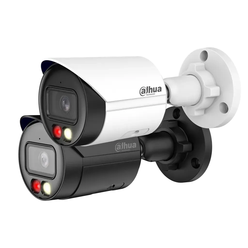DH-IPC-HFW2649SP-S-IL-0280B. Cámara IP Dahua tipo bullet de 6MP Full Color con doble iluminación de hasta 30m lente fijo de 2.8mm protección IP67