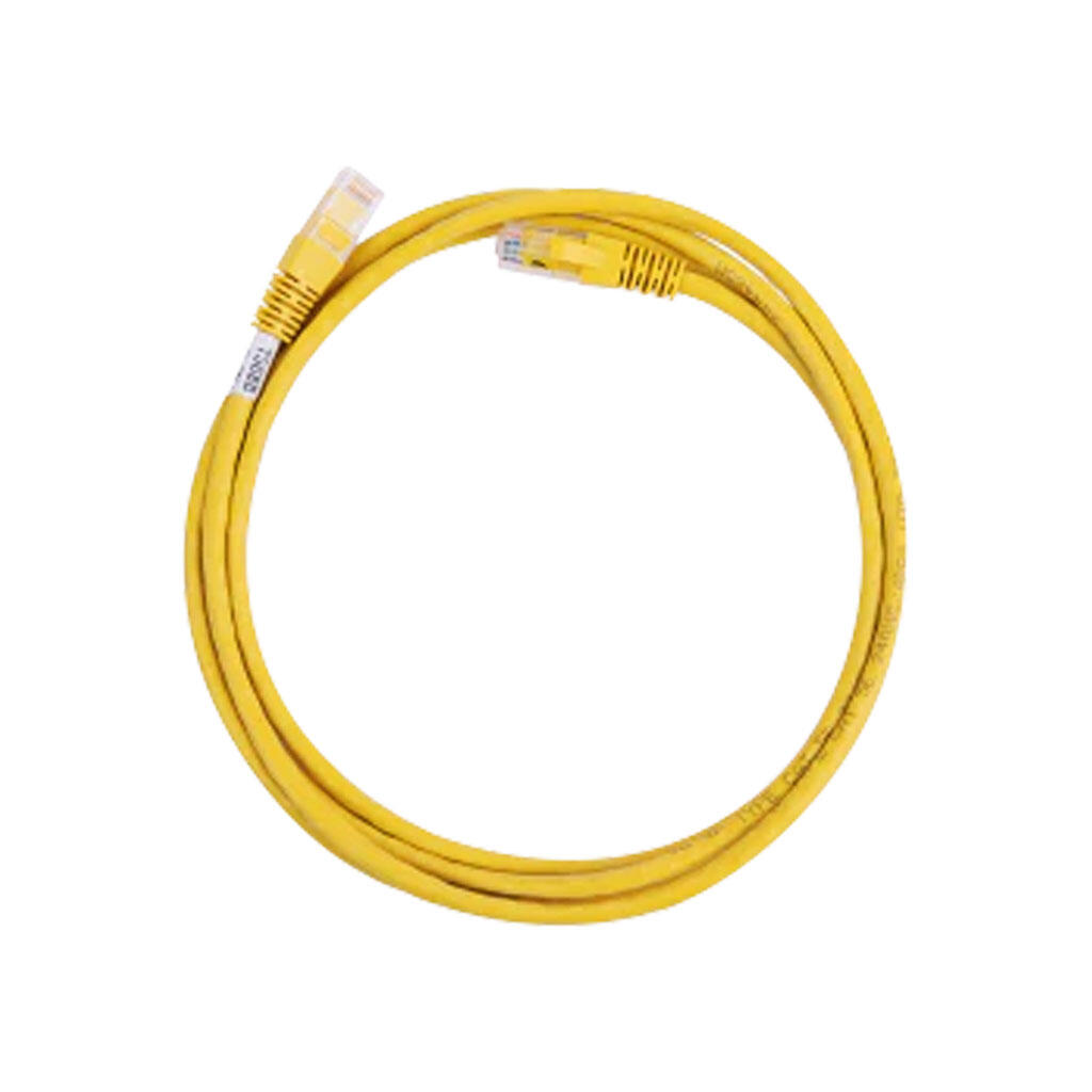 DH-PFM972-6U-2-yellow. Cable Patch Cord UTP Cat6 2 Metros Dahua Color AMARILLO