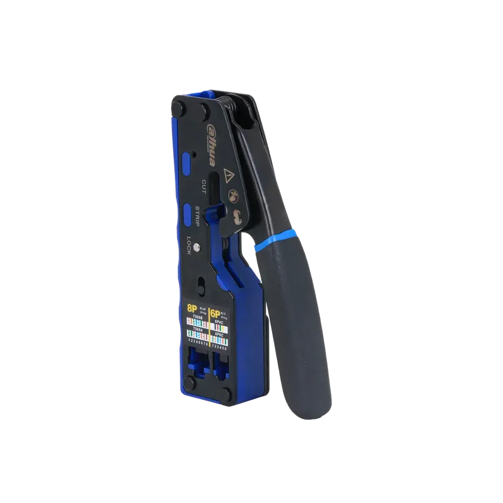 DH-PFM914. Crimpadora de paso Dahua de 6/8 pines (conectores RJ11 y RJ45)