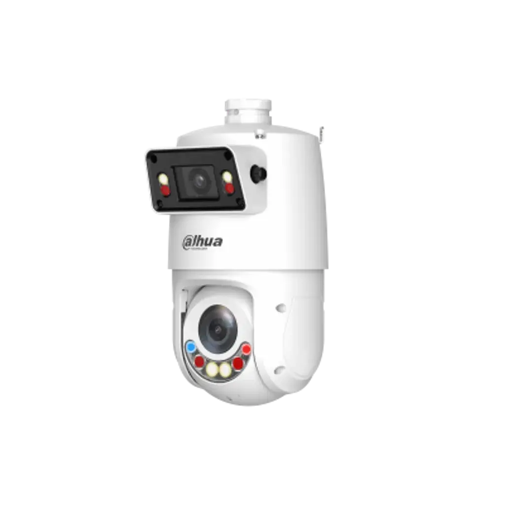 DH-SDT4E425-4F-GB-A-PV1-0280-S2. PTZ IP Dahua 4MP 25X + Cámara Panorámica 4MP 2.8mm, IR lente Fijo 30M, IR PTZ 100M, Tecnología Xinghan, IP66