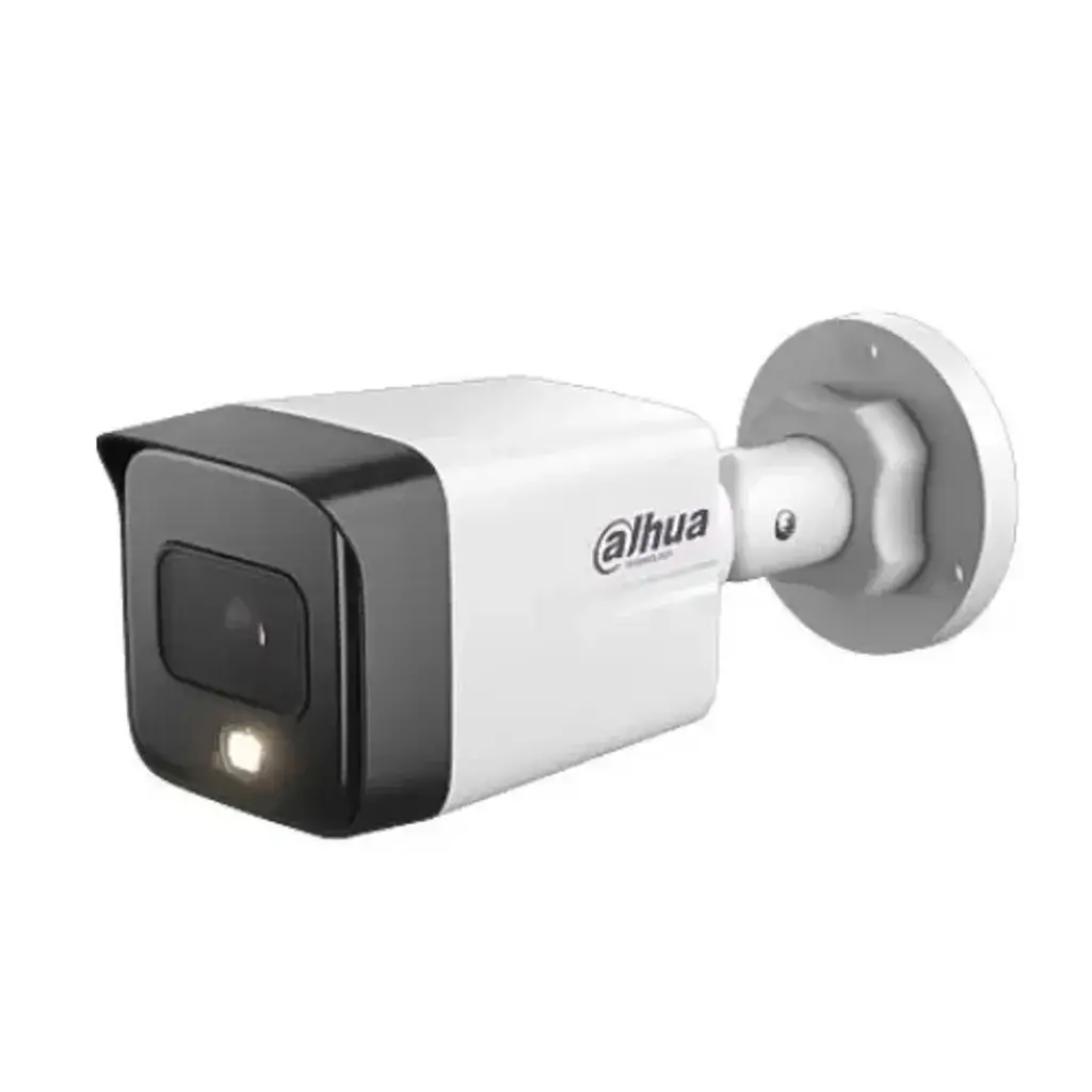 DH-IPC-HFW1439TC1P-LED-0280B-S6. Cámara IP Dahua tipo Bala  4MP, Lente Fijo 2.8mm, Full-Color, Iluminación con luz blanca 30M, Detección de humanos, Protección IP67.  