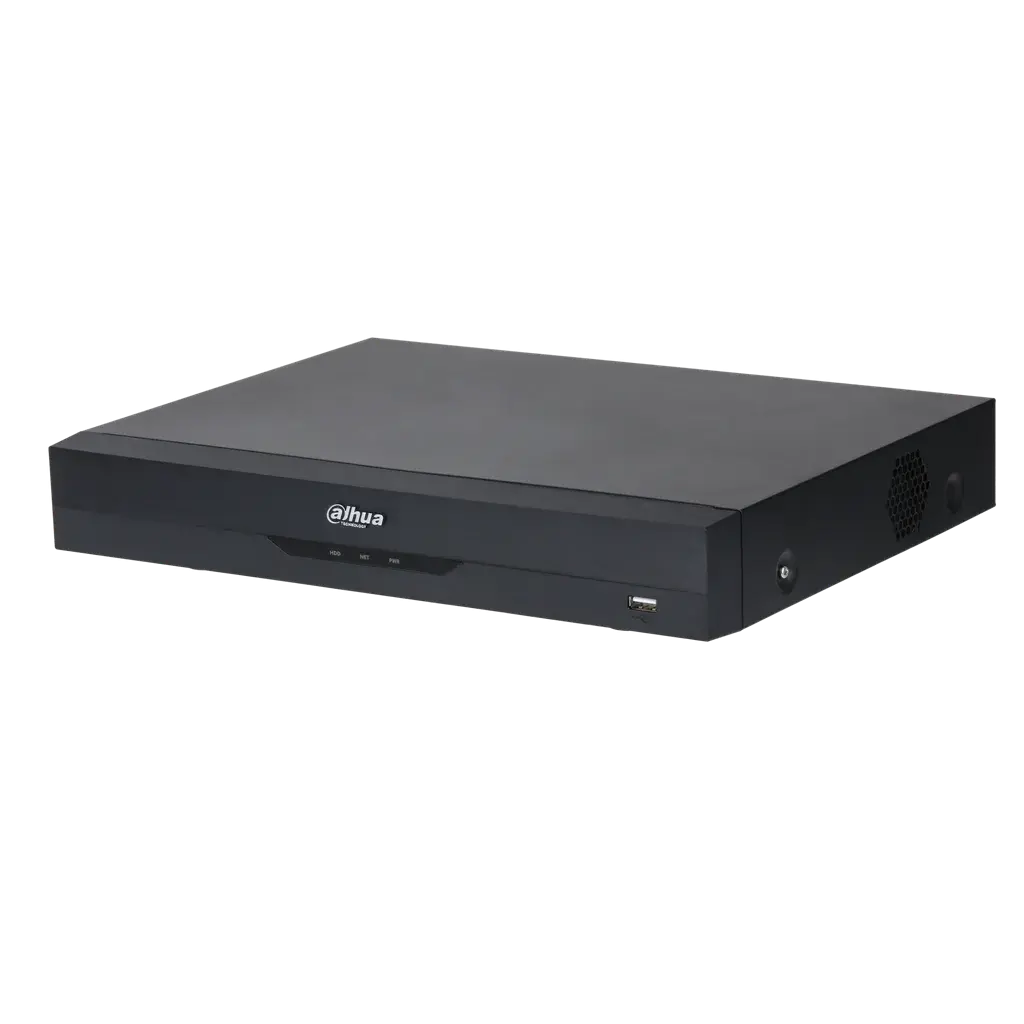 DH-XVR5116HE-I3/T. XVR Dahua de 16 Canales Análogos, o Hasta 24 IP , 1 Disco Duro, 1 U, Tecnología WizSense, Posee Detección de Rostro, Reconocimiento Facial, AcuPick, SMD Plus. 