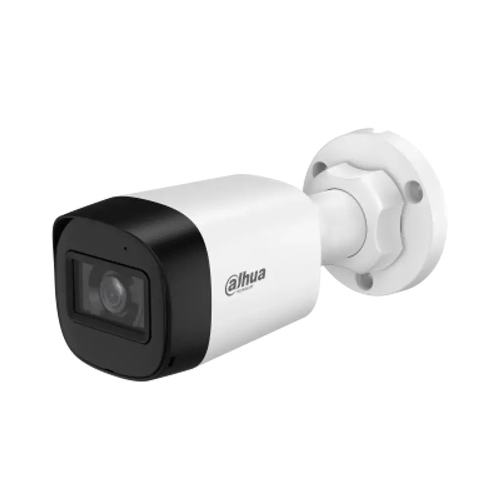 DH-HAC-HFW1500RLN-0280B-S3-DIP. Cámara Dahua Análoga Tipo Bala, 5MP, Lente Fijo 2.8mm, IR 30M, Protección IP67. 