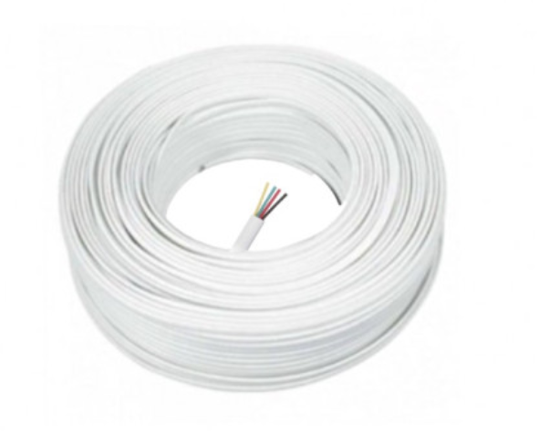 Cable Pin 4x24 Blanco 100M