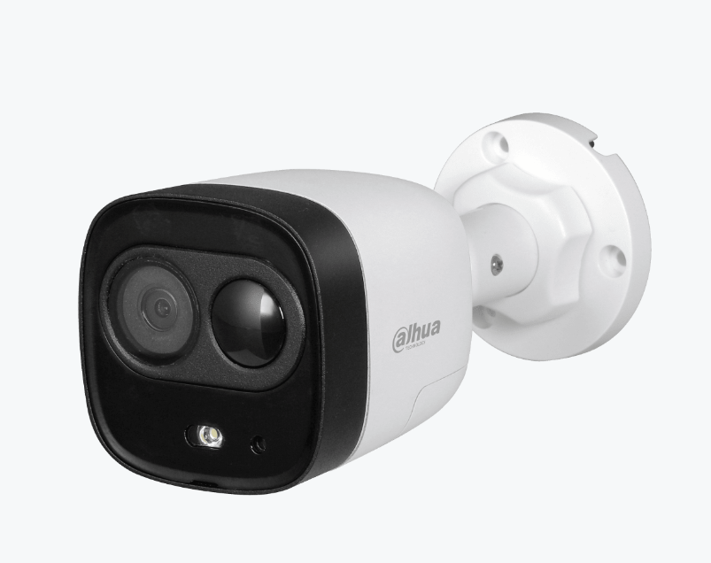 Camara tipo bala HDCVI Dahua 1080P. Disuasion activa LF 2.8mm IR30