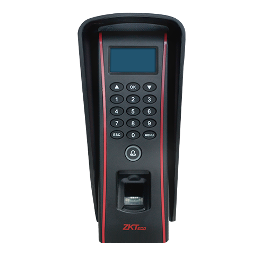 TF1700. terminal de control de acceso standalone con pantalla. huella/clave/tarjeta id. uso exterior