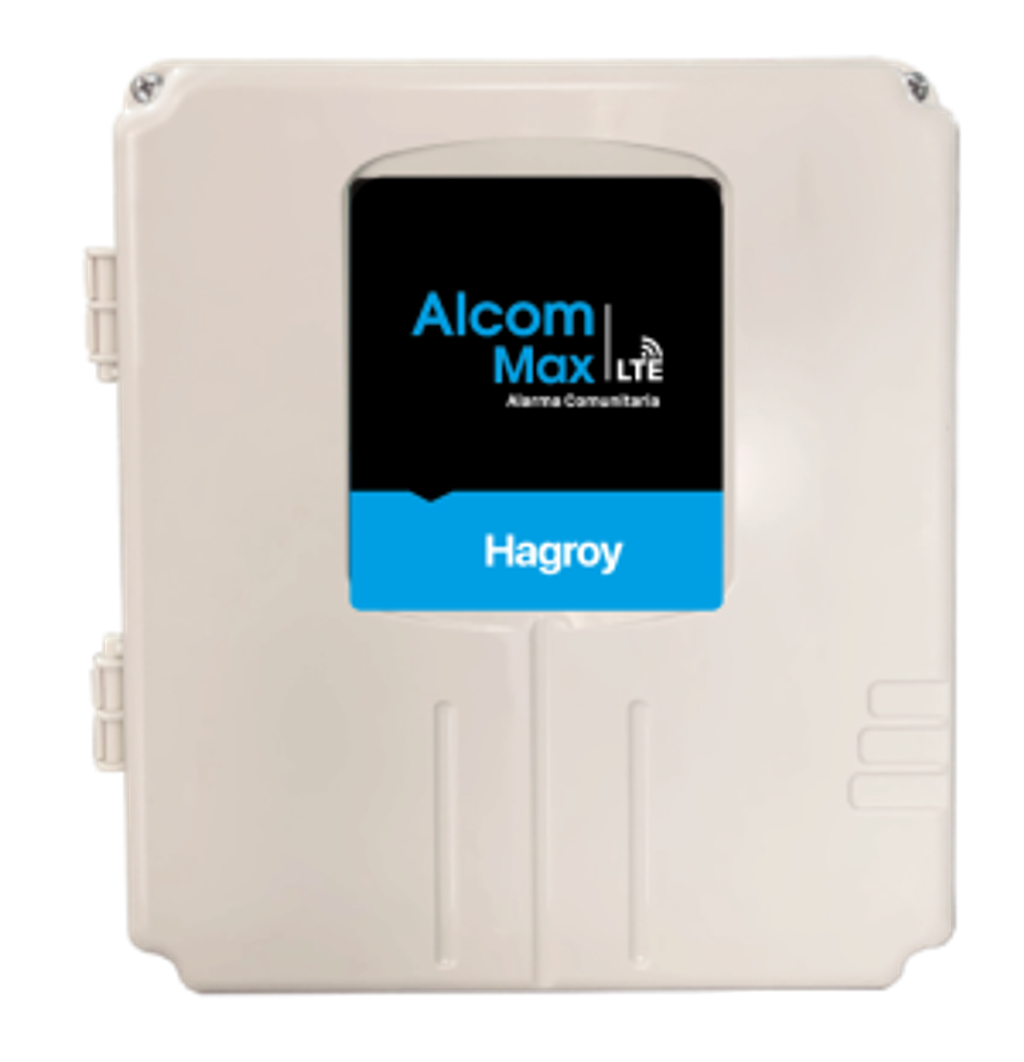 HG-AC-ALMX4G. Alarma Comunitaria ALCOM MAX LTE Monitoreo WEB APP alerta alcom  posee Puerto de RED y