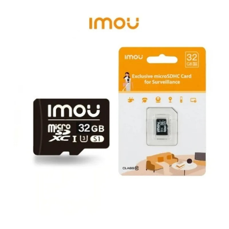 ST2-32-S1. MICRO SD 32GB. UHS-1 CLASE 1,U3,V30/3D TLC NAND. IMOU.