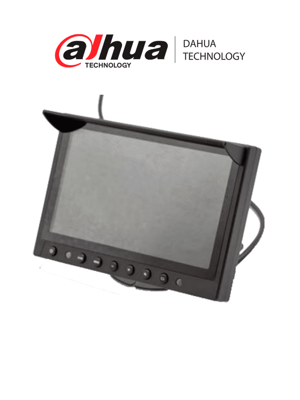 DHI-MLCDF7-E. Monitor 7" de Cristal liquido (LCD) para dispositivos moviles, conector M12 A-coding