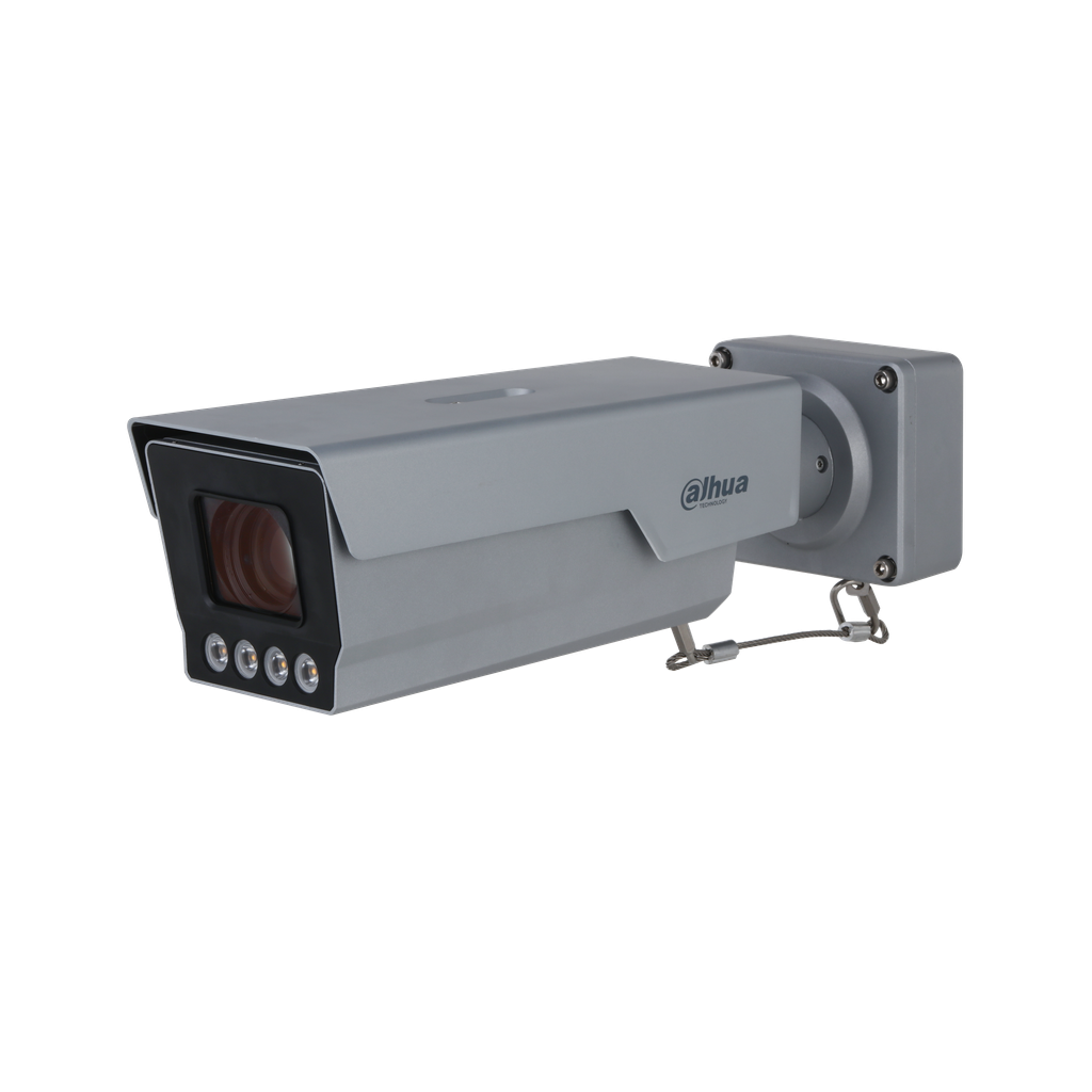 DHI-ITC431-RW1F-IRL8-C2. Camara LPR IP Dahua 4MP Lente Mot 10 a 50mm Distancia 30m 2 pistas hasta 18