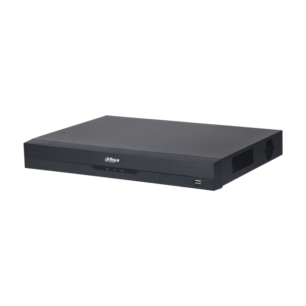 DHI-NVR5232-EI. NVR Dahua 32 canales soporta 2 HDD hasta 16TB IA Perimetral protecction ANPR, FD, FR