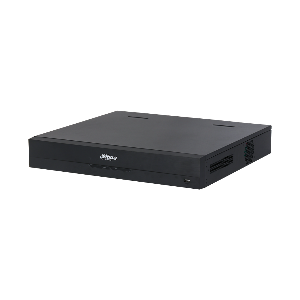 DHI-NVR5416-16P-EI. NVR Dahua 16 canales PoE soporta 4 HDD hasta 16TB IA Perimetral protecction ANPR