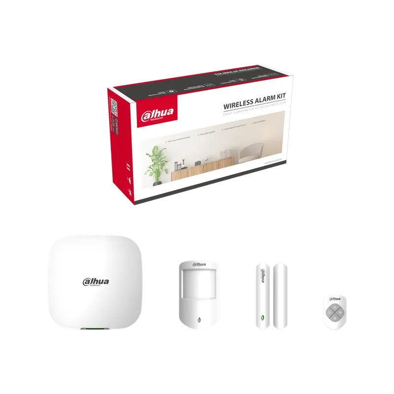 DHI-ART-ARC3000H-03-GW2. Kit de alarma inalambrica, dual sim conectividad via ethernet wifi y GPRS