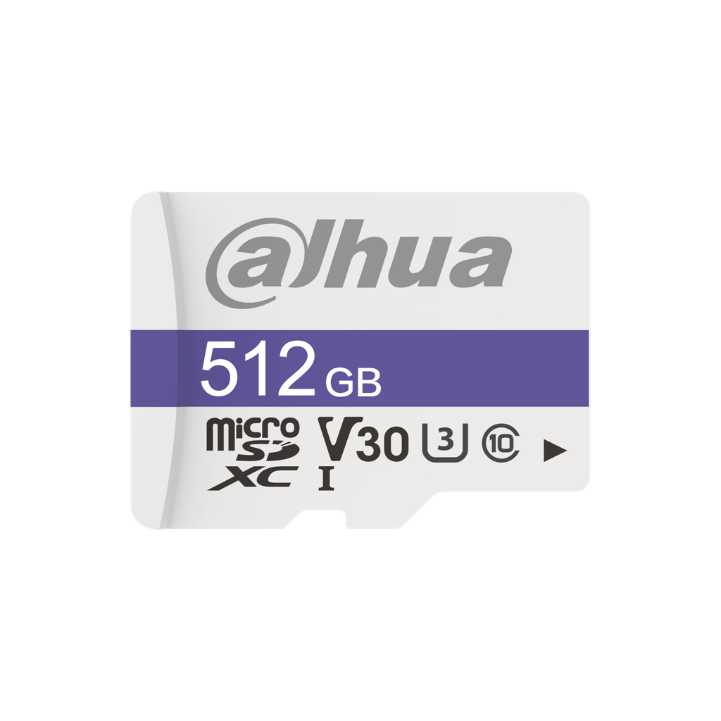 DHI-TF-C100/512GB. Tarjeta de Memoria micro SD DAHUA Clase10 512GB.