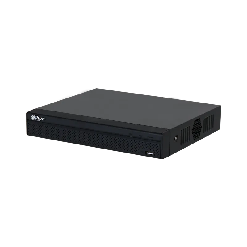 DHI-NVR2108HS-S3. NVR Dahua 8 canales soporta  1 HDD hasta 16 TB.