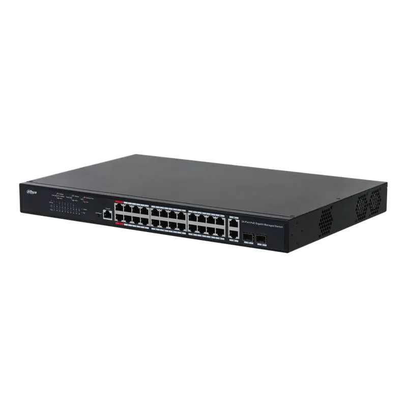 DH-PFS4226-24GT-230. Switch administrable de 24 puertos Gigaethernet PoE