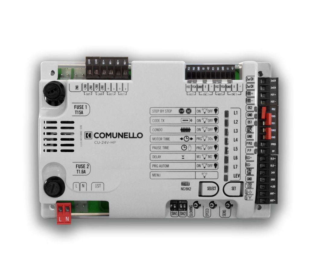 CU-24V-HP. Unidad de control para actuadores electromecánicos versión 24V HP para sistemas de 1 o 2