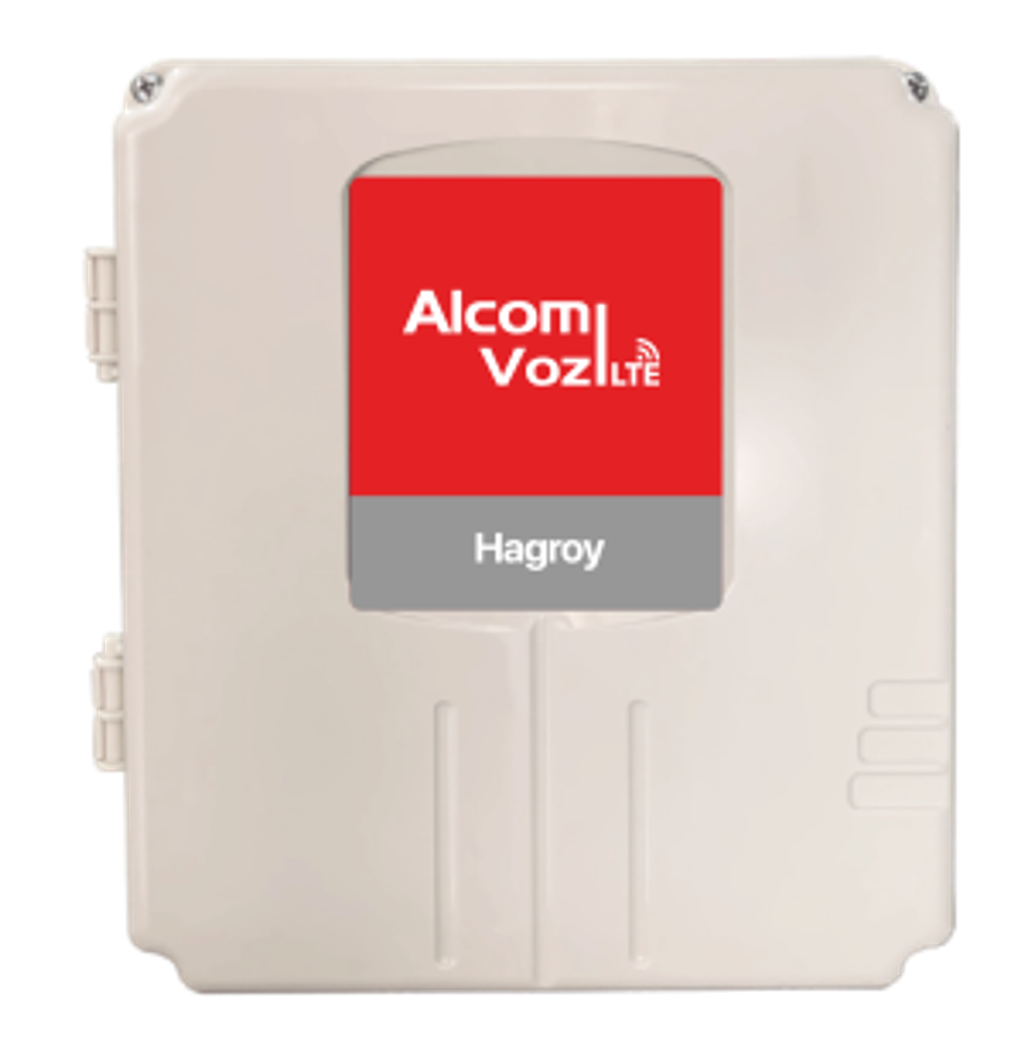 HG-AC-ALMVZ4G. Alarma comunitaria ALCOM VOZ LTE 500 usuarios y 500 llaveros chip 4G APP iHAGROY