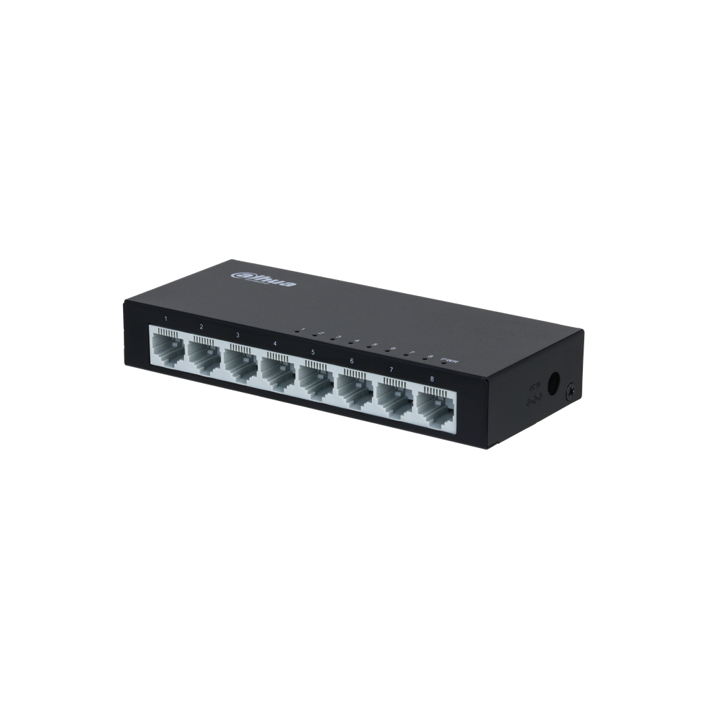 DH-PFS3008-8ET. Switch da no administrable 8 puertas Ethernet 10/100Mbps.