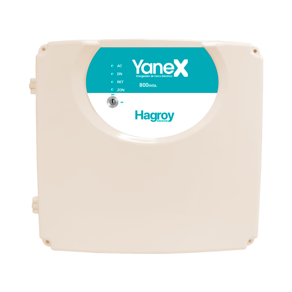 HG-YANEX800-220. Energizador Yanex, eneregiza hasta 800m 1 zona cableada 32 inalambricas.