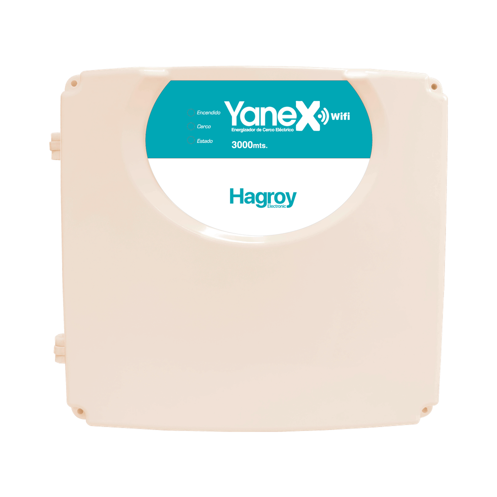 HG-YANEX-WIFI. Energizador serie Yanex, energiza hasta 3000m gestion via WiFi APP iHAGROY